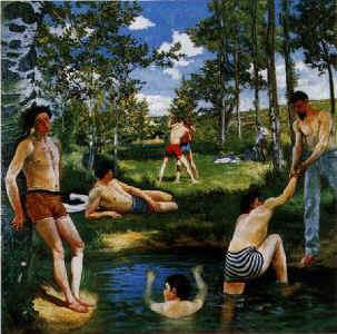 Frederic Bazille Summer Scene